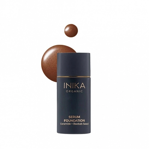 Inika Organic Serum Foundation Lightweight Caring Make-Up Vivid 25 ml