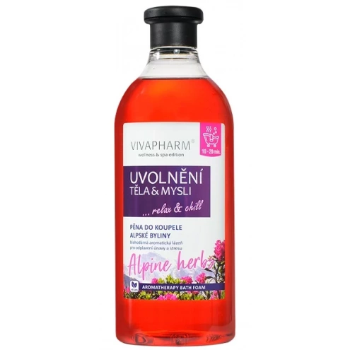 VIVACO Badezusatz Alpenkräuter ENTSPANNUNG FÜR KÖRPER UND GEIST 750 ml