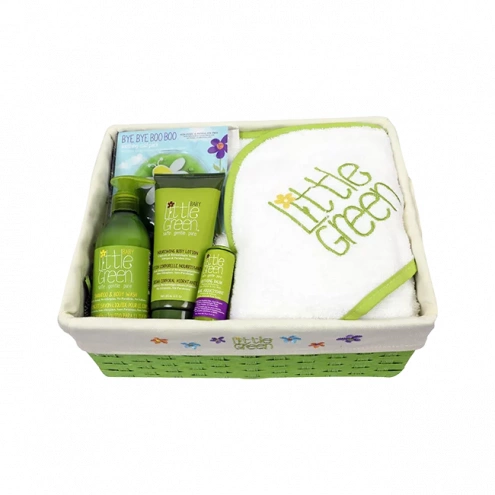 Little Green Baby Bundle Basket