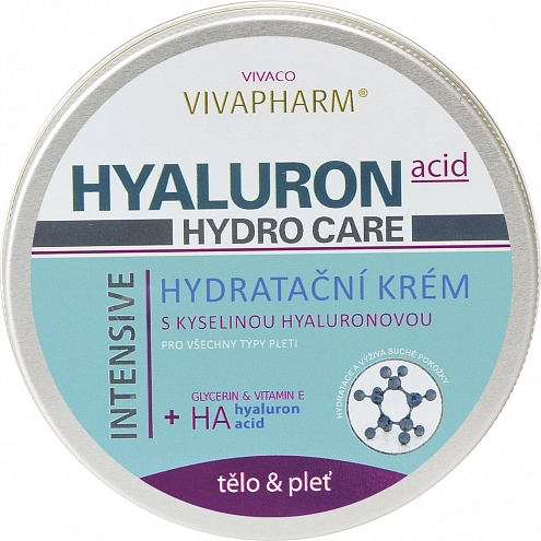 VIVACO Feuchtigkeitscreme mit Hyaluronsäure VIVAPHARM 200 ml VIVACO Feuchtigkeitscreme mit Hyaluronsäure VIVAPHARM 200 ml