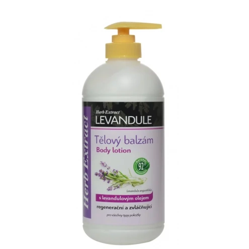 VIVACO Körperbalsam mit Lavendelöl HERB EXTRACT 500 ml