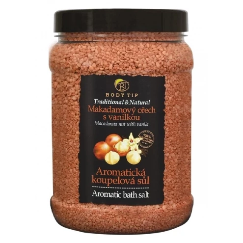 VIVACO Badesalz Macadamianuss mit Vanille BODY TIP 1500 g