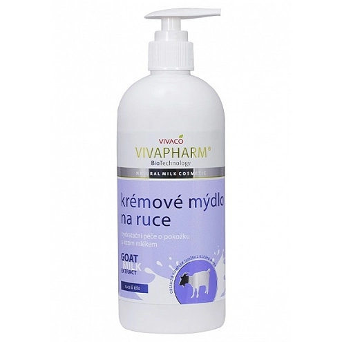 VIVACO VIVAPHARM Ziegen-Cremeseife für die Hände 400 ml VIVACO VIVAPHARM Ziegen-Cremeseife für die Hände 400 ml