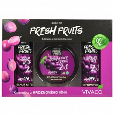 VIVACO Geschenkset Kosmetik mit Traubenwein