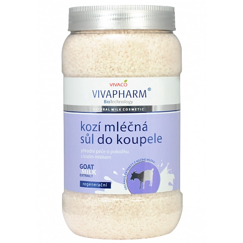 VIVACO Badesalz mit Ziegenmilch VIVAPHARM 1200 g VIVACO Badesalz mit Ziegenmilch VIVAPHARM 1200 g