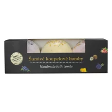 VIVACO Badebombe Lavendel, Ringelblume, Rose BODY TIP 3 x 45 g