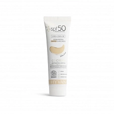 Dhyvana Natural 100% Mineral Tinted Sunscreen SPF 50 Tinted Face Cream Golden Beige 50 ml
