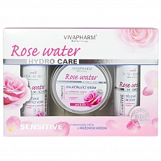 VIVACO Geschenkset Kosmetik mit Rosenwasser
