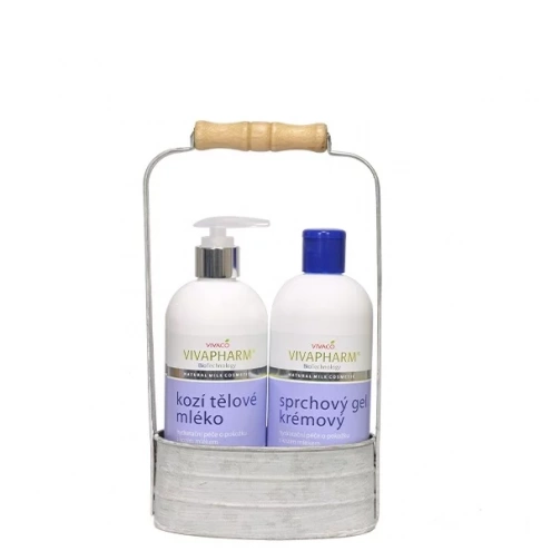 VIVACO Geschenkset Kosmetik mit Ziegenmilch