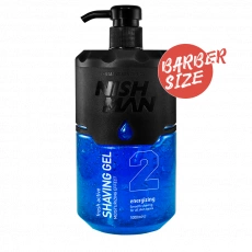 Priehľadný gél na holenie Nishman 02 Energising 1000ml