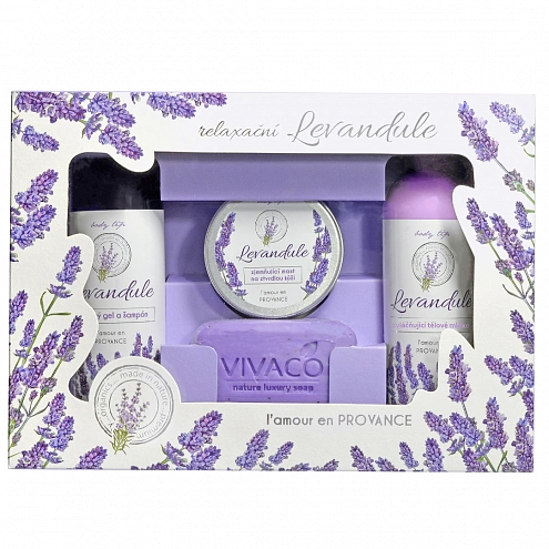 VIVACO Geschenkset Kosmetik mit Lavendelöl VIVACO Geschenkset Kosmetik mit Lavendelöl