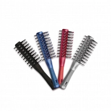 Farebná obojstranná kefa na sušenie vlasov Eurostil 1ks