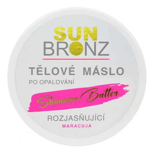 VIVACO Körperbutter nach dem Sonnenbad mit Glitzereffekt Maracuja SUNBRONZ 200 ml