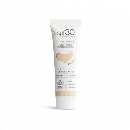 Dhyvana Natural Mineral Tinted Sunscreen SPF 30 Golden Beige 50 ml