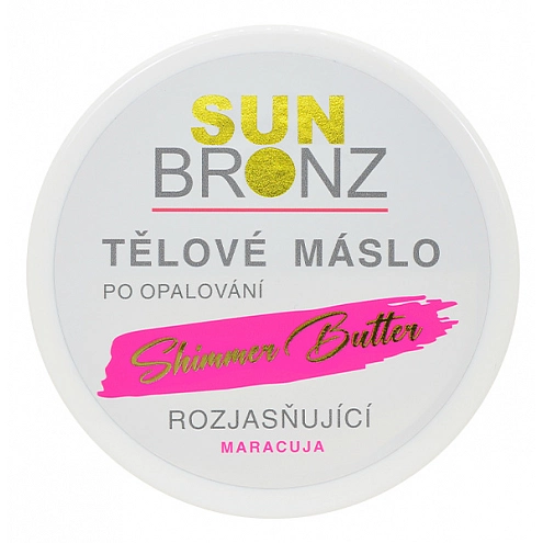 VIVACO Körperbutter nach dem Sonnenbad mit Glitzereffekt Maracuja SUNBRONZ 200 ml