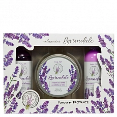 VIVACO Geschenkset Kosmetik mit Lavendelöl