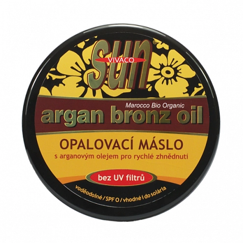 VIVACO Bräunungsbutter mit BIO-Arganöl SPF 0 SUN VITAL 200 ml