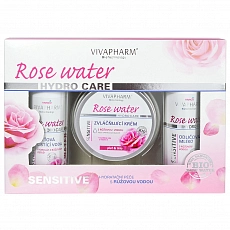 VIVACO Geschenkset Kosmetik mit Rosenwasser