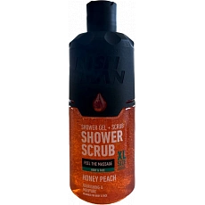 NishMan sprchový gél s peelingom Honey Peach, 480 ml