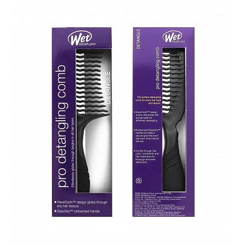 Wet Brush Pro Detangling Comb Black