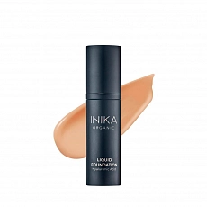 Inika Organic Liquid Foundation With Hyaluronic Acid Liquid Make-Up Beige 30 ml
