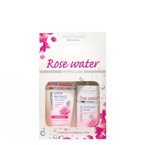VIVACO Geschenkset Kosmetik mit Rosenwasser
