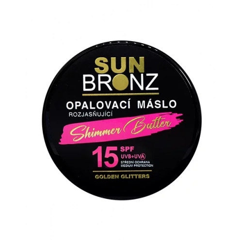 VIVACO Sonnenbutter mit aufhellenden Glitzern SPF 15 SUNBRONZ 100 ml