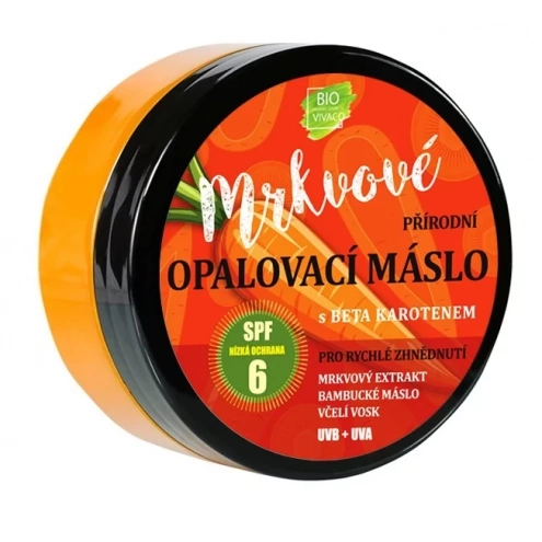VIVACO 100% Natürliches Sonnenbutter mit Karottenextrakt SPF 6 150ml VIVACO 100% Natürliches Sonnenbutter mit Karottenextrakt SPF 6 150ml