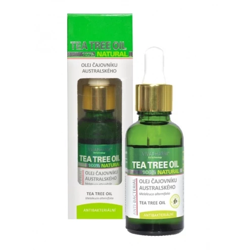 VIVACO 100% Natürliches Teebaumöl mit Pipette 30 ml