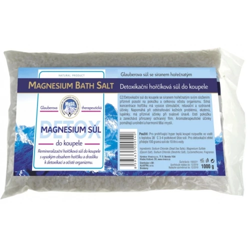 VIVACO Badesalz mit Magnesium 1000 g