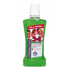 Mundwasser Fresh Mint & Tea Tree Oil DENTA HERB 400 ml + 100 ml GRATIS