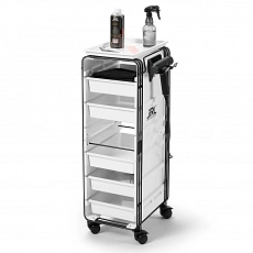 JRL Barber Trolley White