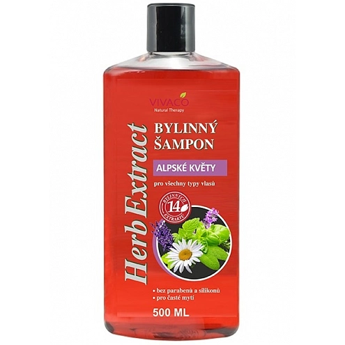 VIVACO Kräutershampoo Alpenblumen HERB EXTRACT 500 ml