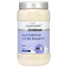VIVACO Badesalz mit Ziegenmilch VIVAPHARM 1200 g