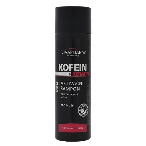 VIVACO Koffein-Shampoo mit Keratin für Männer VIVAPHARM 200ml