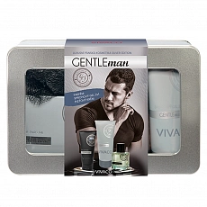 VIVACO Stilvolle Geschenkbox GENTLEMAN SILVER
