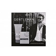 VIVACO Geschenkset Herrenpflege GENTLEMAN SILVER