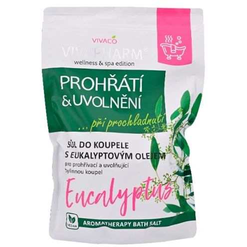 VIVACO Eukalyptus-Badesalz ERKÄLTUNG und SCHNUPFEN 1000 g