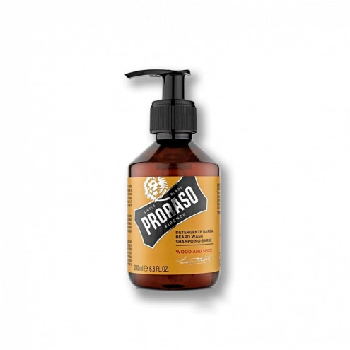 Proraso čistiaci šampón na bradu Wood &amp; Spice 200ml
