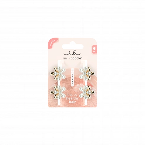 Invisibobble Clipstar S Pearly Flower 4 ks