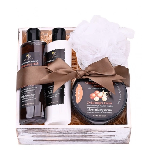 Geschenkverpackung Kosmetik Macadamianuss & Vanille