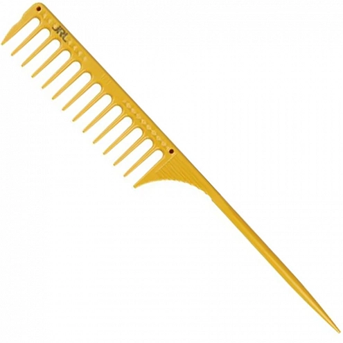 JRL Fine Teeth Tail Comb J104 Yellow JRL Fine Teeth Tail Comb J104 Yellow