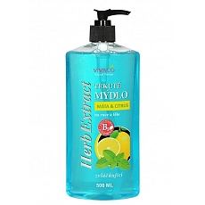 VIVACO Flüssigseife Minze und Zitrus HERB EXTRACT 500 ml