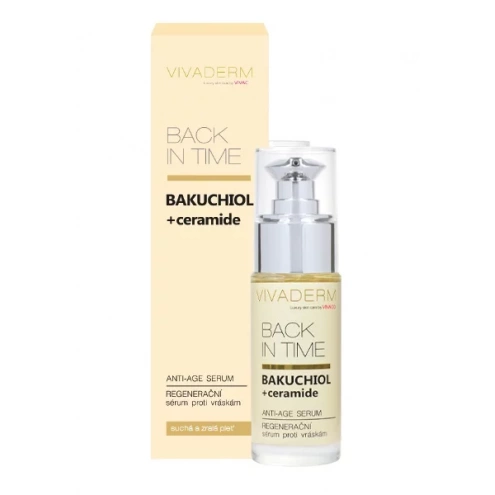 VIVACO Anti-Age Serum BAKUCHIOL + Ceramide BACK IN TIME 30 ml VIVACO Anti-Age Serum BAKUCHIOL + Ceramide BACK IN TIME 30 ml