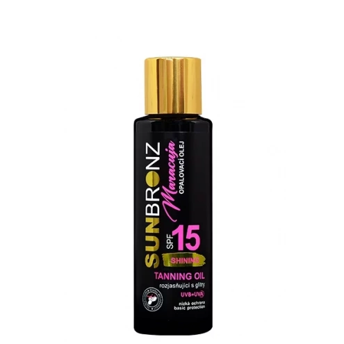 VIVACO Sonnenöl mit Glitzereffekt SPF 15 Maracuja SUNBRONZ 100 ml
