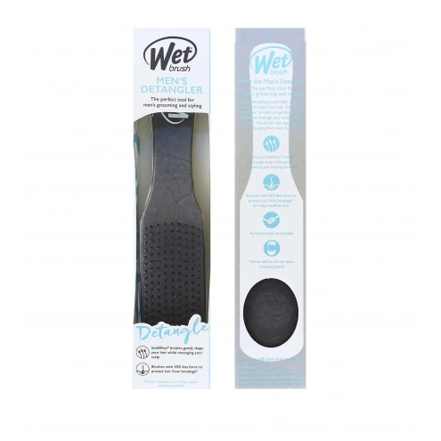 Wet Brush Men's Detangler - Black Leather