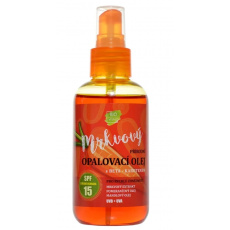 VIVACO 100% Natürliches Sonnenöl mit Karottenextrakt SPF 15 150 ml