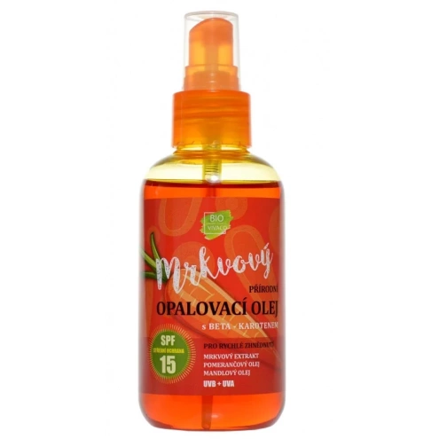 VIVACO 100% Natürliches Sonnenöl mit Karottenextrakt SPF 15 150 ml VIVACO 100% Natürliches Sonnenöl mit Karottenextrakt SPF 15 150 ml