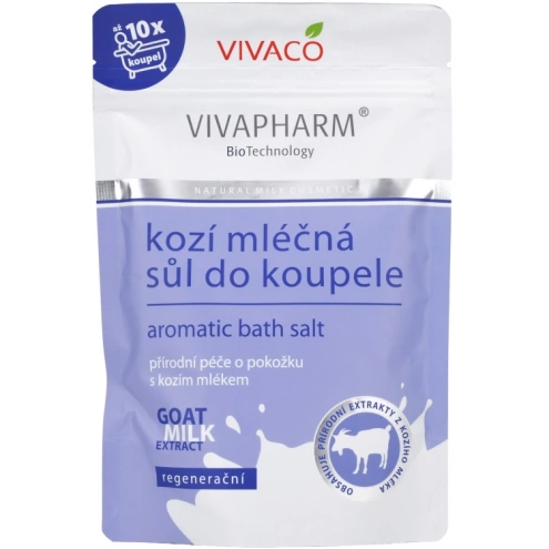 VIVACO Badesalz mit Ziegenmilch VIVAPHARM 300 g