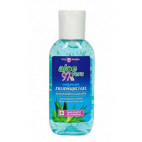 VIVACO Beruhigendes Gel mit Aloe Vera 97% Reisegröße VIVAPHARM 50 ml VIVACO Beruhigendes Gel mit Aloe Vera 97% Reisegröße VIVAPHARM 50 ml